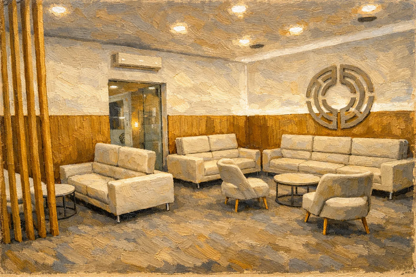 Interior da Clínica da Mente
