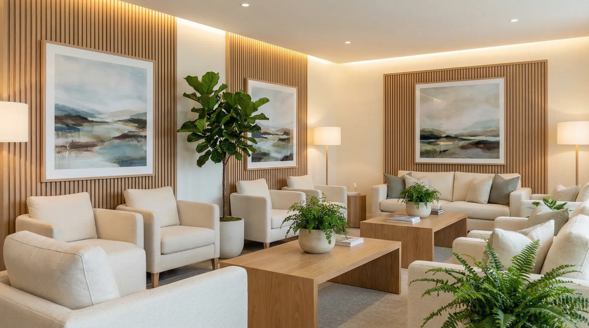 Sala de espera da Clínica da Mente